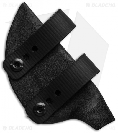 Armordillo Concealment Kydex Sheath for Boker Ridgeback Black w/ Soft Loops