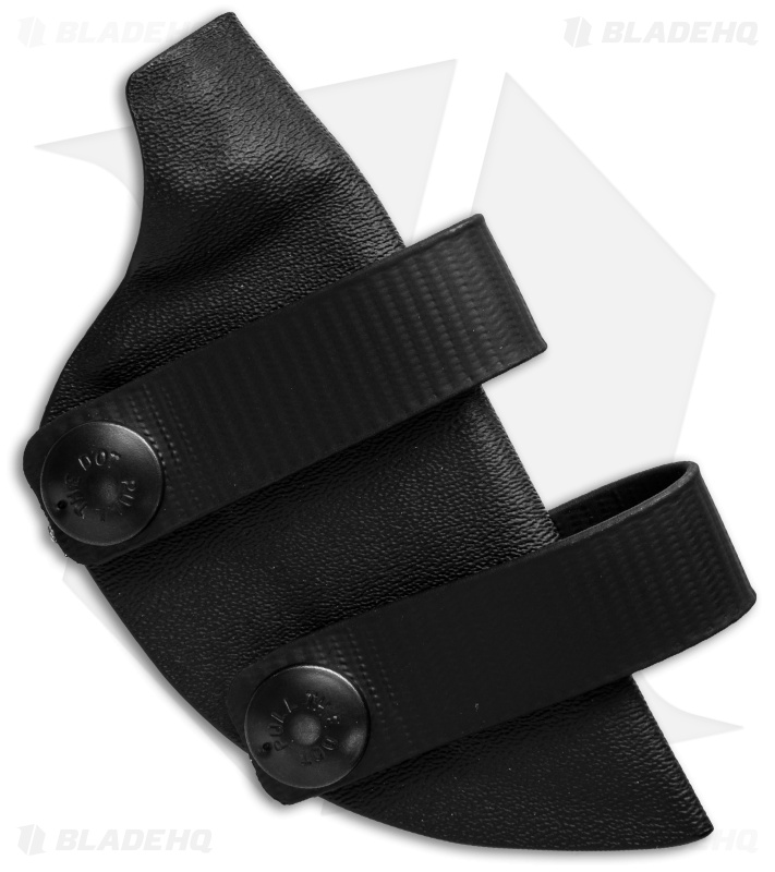 Armordillo Concealment Kydex Sheath for Boker Ridgeback Black w/ Soft Loops