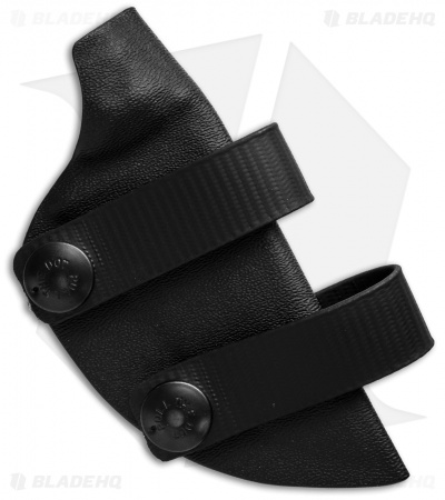 Armordillo Concealment Kydex Sheath for Boker Ridgeback Black w/ Soft Loops