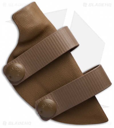 Armordillo Concealment Kydex Sheath for Boker Ridgeback Coyote w/ Soft Loops
