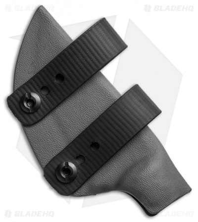 Armordillo Concealment Kydex Sheath for Boker Ridgeback Gray w/ Soft Loops