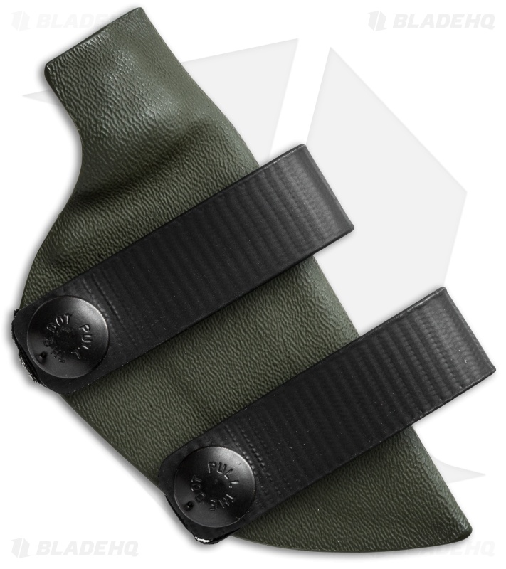 Armordillo Concealment Kydex Sheath for Boker Ridgeback OD Green w/ Soft Loops