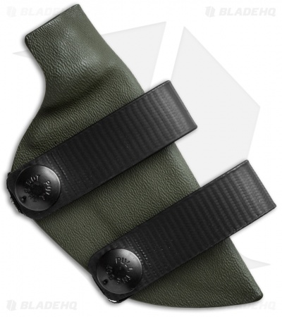 Armordillo Concealment Kydex Sheath for Boker Ridgeback OD Green w/ Soft Loops
