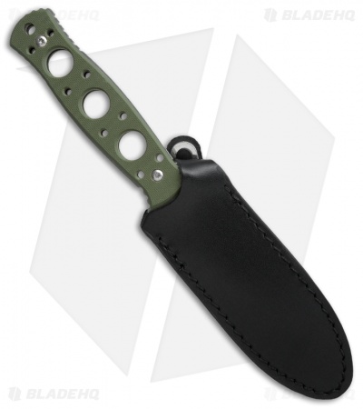 Boker Plus Steel Ranger Fixed Blade Knife Green G-10 (4" Stonewash) 02BO289