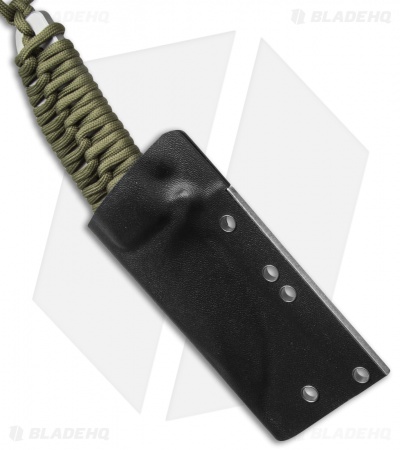 Boker Plus Prime Fixed Blade Knife Green Paracord (3.75" Bead Blast) 02BO380