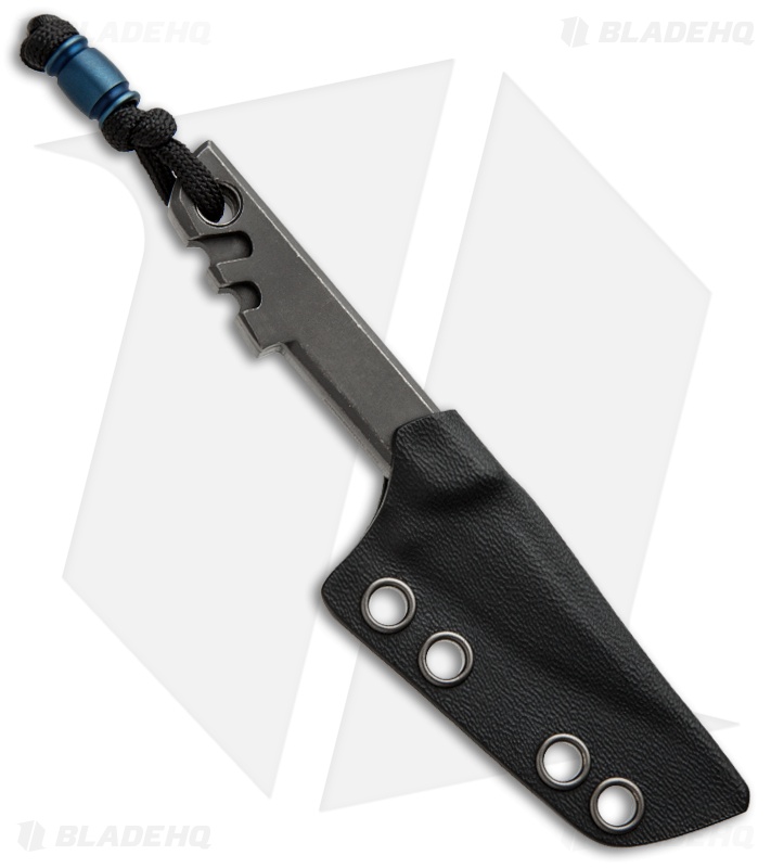 Boker Plus Mini Slik Tanto Fixed Blade Knife Amsler (2" Gray) 02BO230