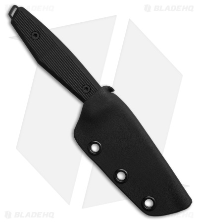 Boker Alex Kremer AK1 Reverse Tanto Fixed Blade Knife Black G-10 (3.1" Black)