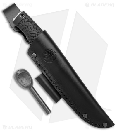 Boker Bronco Fixed Blade Knife Black TPE (4.4" Satin 3V) 121504