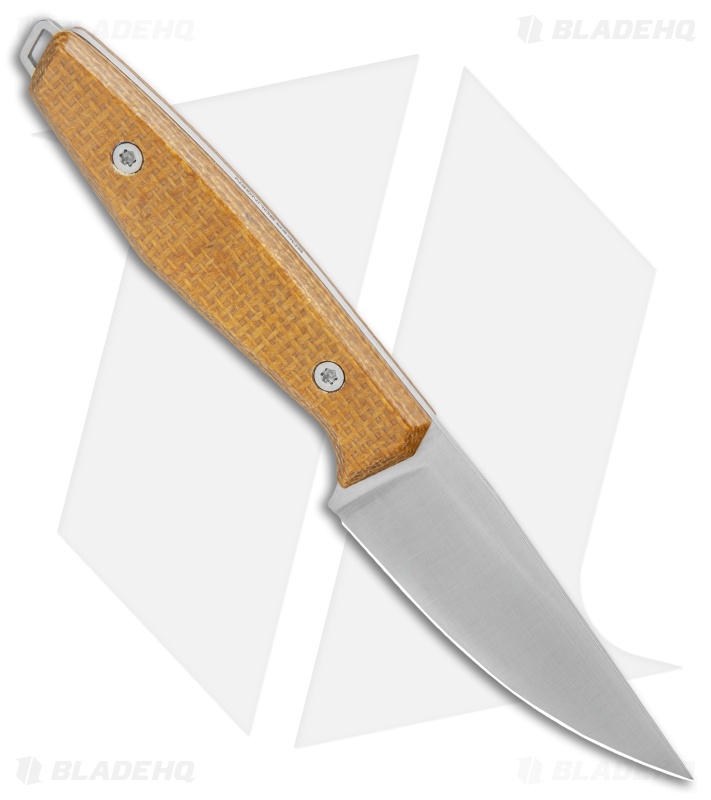 Boker Daily Knives AK1 Fixed Blade Knife Mustard Micarta (3" Satin) 120502