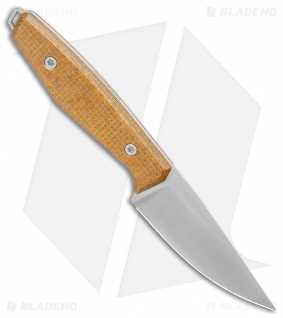 Boker Daily Knives AK1 Fixed Blade Knife Mustard Micarta (3" Satin) 120502