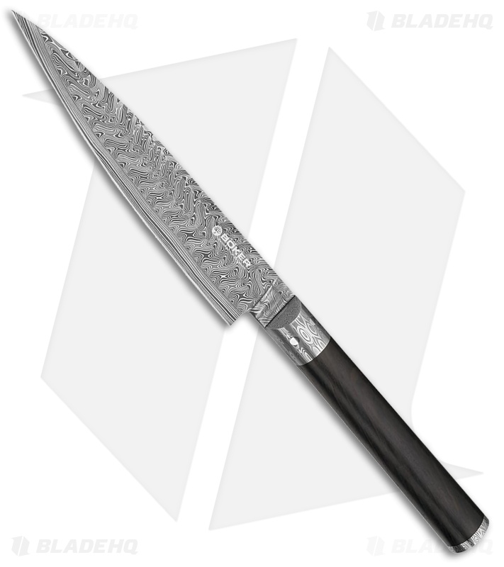 Boker Damascus Superior Utility Kitchen Knife Grenadill Wood (6.1")