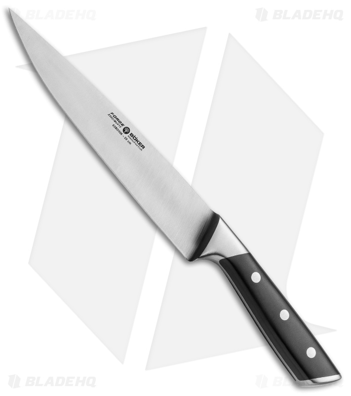 Boker 7.4" Carving Kitchen Knife Black Blade HQ