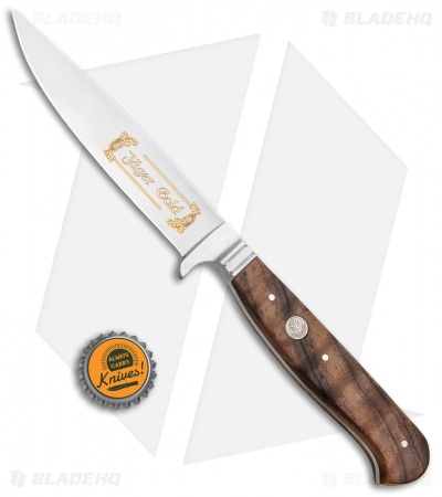 Boker Jager Gold Nicker 11 Fixed Blade Knife Walnut Wood (4.4" Satin) 121534