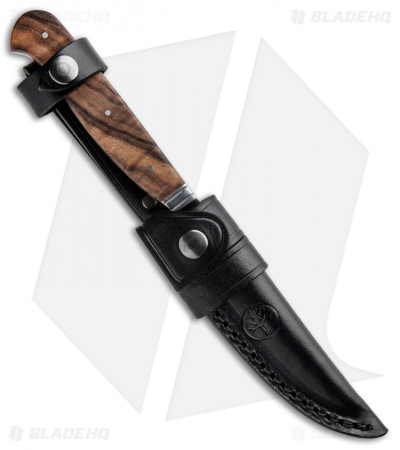Boker Jager Gold Nicker 11 Fixed Blade Knife Walnut Wood (4.4" Satin) 121534