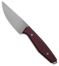 Boker Solingen AK1 Drop Point Fixed Blade Knife Redstone Richlite (3.11" Satin)