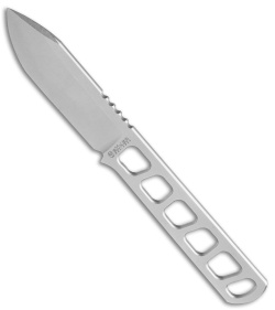 Boker Solingen BFF Lightweight MagnaCut Fixed Blade Knife Gray (2.55" Satin)