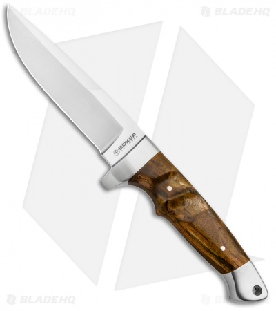 Boker Vollintegral 2.0 Fixed Blade Knife Curly Birch (4.6" Satin) 