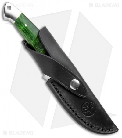 Boker Vollintegral 2.0 Fixed Blade Knife Green Curly Birch (4.6" Satin) 