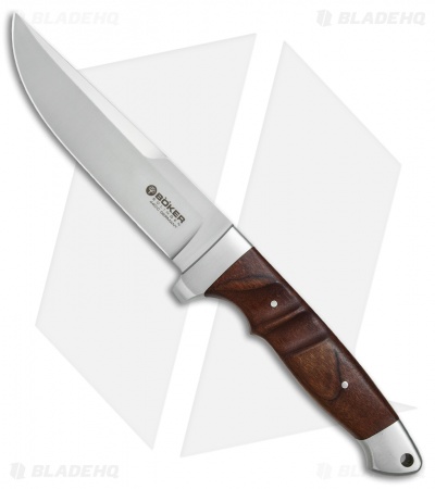 Boker Vollintegral XL 2.0 Fixed Blade Knife Maple Wood  (5.75" Satin) 