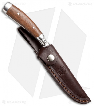 Boker Gobec Integral Nicker Fixed Blade Knife Ebony (4" Mirror) 120432