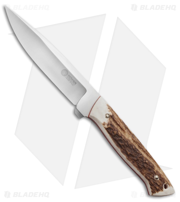 Boker Arbolito Relincho Cuerno de Ciervo Fixed Blade Knife (5" Plain) 02BA303H