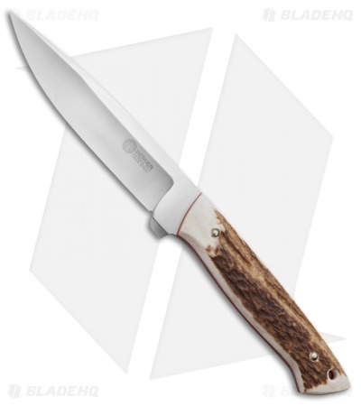 Boker Arbolito Relincho Cuerno de Ciervo Fixed Blade Knife (5" Plain) 02BA303H