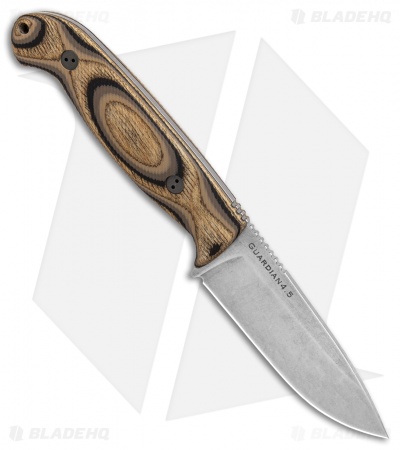 Bradford Knives Guardian4.5 Fixed Blade 3D G-Wood (4" Sabre SW)