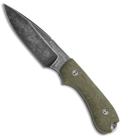 Bradford Knives Guardian3 Fixed Blade 3D Green Micarta (False Edge/M390/Nimbus)