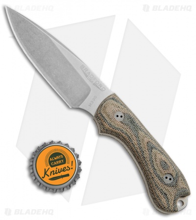 Bradford Knives Guardian3 Fixed Blade 3D Camo Micarta (3.5" False Edge/M390/SW)