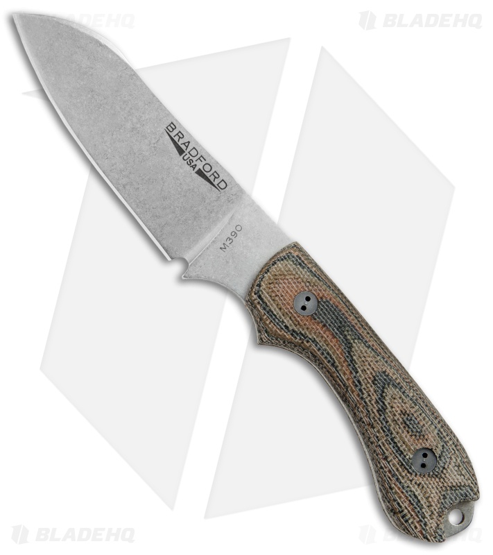 Bradford Knives Guardian3 Fixed Blade 3D Camo Micarta (Sheepsfoot