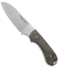 Bradford Knives Guardian3 Fixed Blade 3D OD Green Micarta (Sheepsfoot/M390/SW)