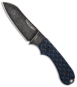 Bradford Knives Guardian3 Fixed Blade Black/Blue G-10 (Sheepsfoot/N690/Nimbus)