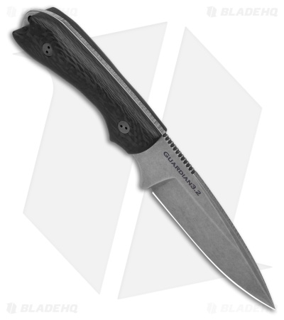 Bradford Knives Guardian 3.2  Fixed Blade Knife 3D Carbon Fiber  (3.5" SW)