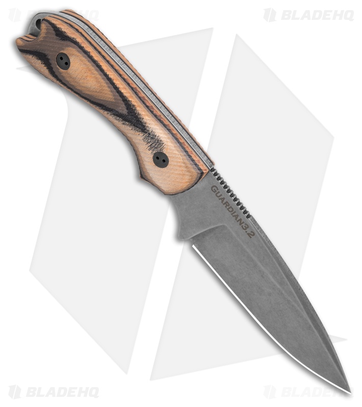 Bradford Knives Guardian 3.2 Fixed Blade Knife 3D G-Wood  (3.5" SW)