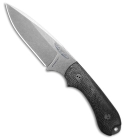 Bradford Knives Guardian 3 Fixed Blade Knife 3D Black Micarta (3.5" SW)