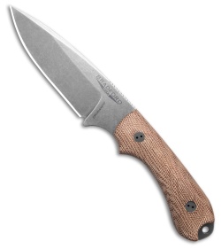 Bradford Knives Guardian 3.2  Fixed Blade Knife 3D Natural Micarta (3.5" SW)