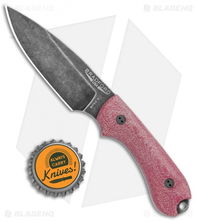 Bradford Knives Guardian3 Fixed Blade 3D Maroon TeroTuf (Nitro-V/Sabre/Nimbus)