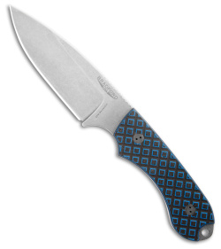 Bradford Knives Guardian 4.2 Fixed Blade Knife Blue/Black Frag G-10 (4.9" SW)