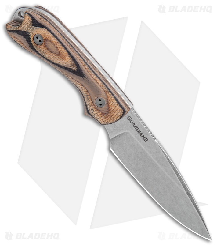 Bradford Knives Guardian 3 Fixed Blade 3D G-Wood (4" Sabre SW)