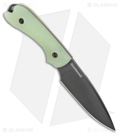 Bradford Knives Guardian3 Fixed Blade 3D Ghost G10 (3.5" False Edge/M390/DLC)