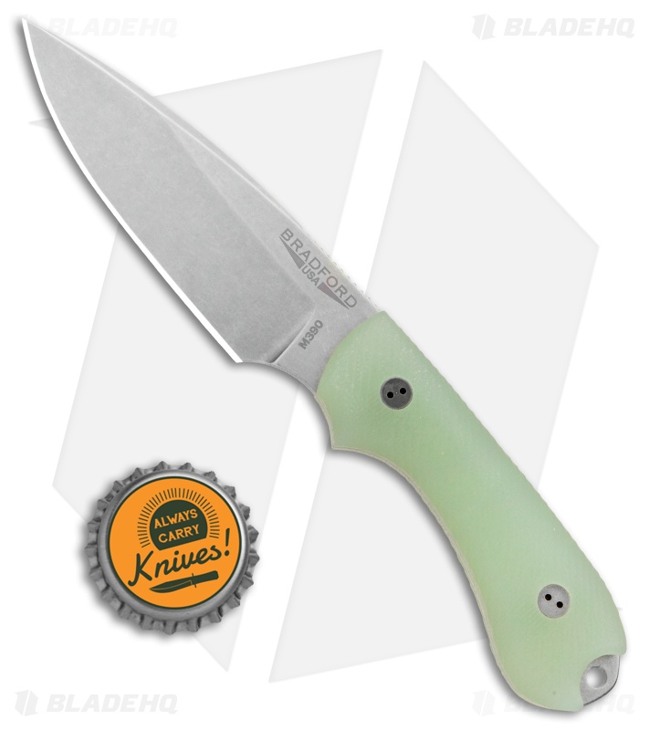 Bradford Knives Guardian3 Fixed Blade 3D Ghost G10 (3.5" False Edge