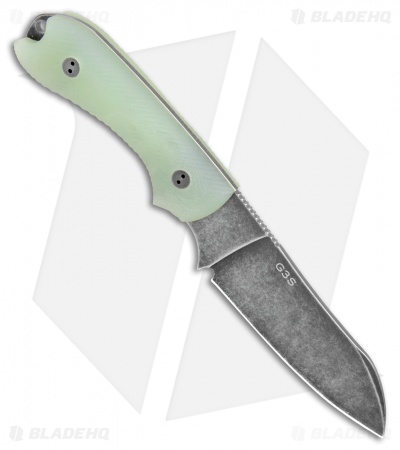 Bradford Knives Guardian3 Fixed Blade 3D Ghost G10 (3.5" Sheepsfoot/M390/Nimbus)