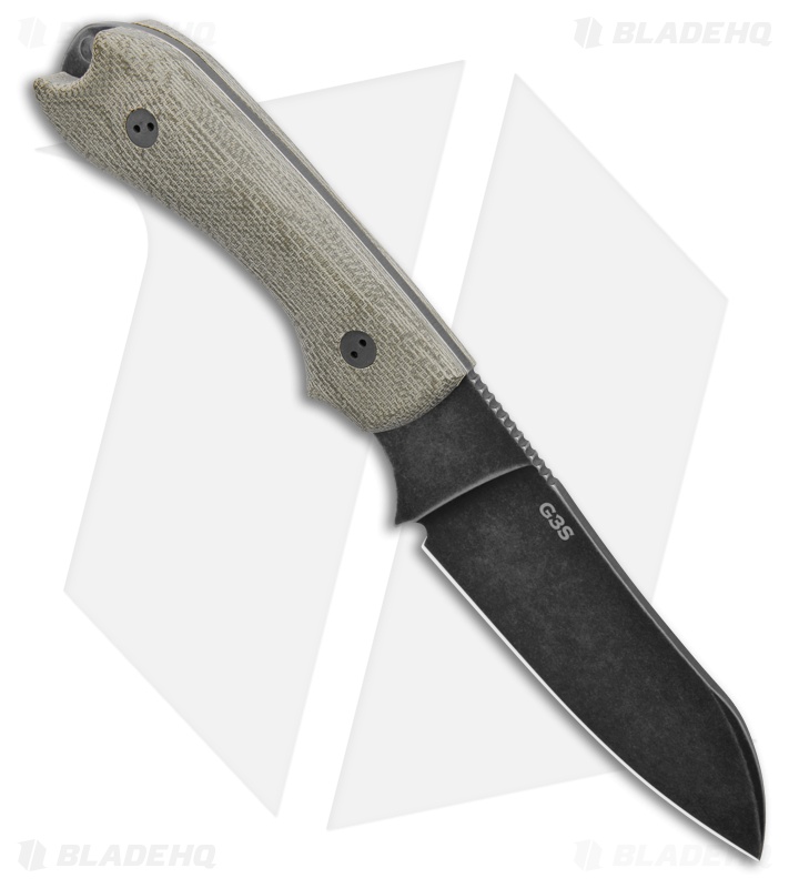 Bradford Knives Guardian3 3D Green Micarta - Blade HQ