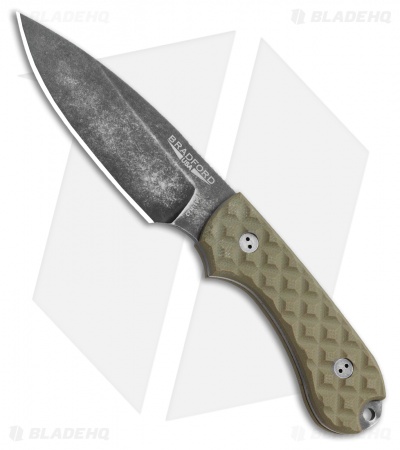 Bradford Knives Guardian3 Fixed Blade OD Green G-10 (Sabre/3V/Nimbus)