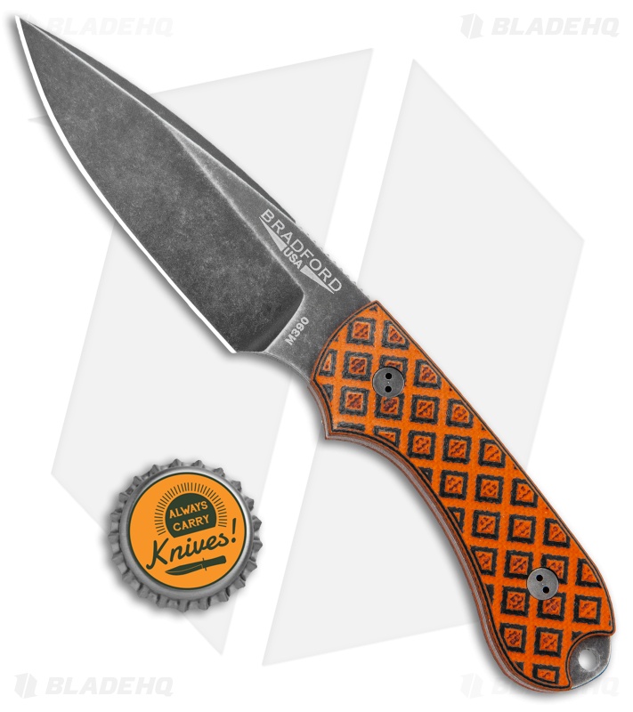 Bradford Knives Guardian3 Fixed Blade Tiger Stripe G-10 (False
