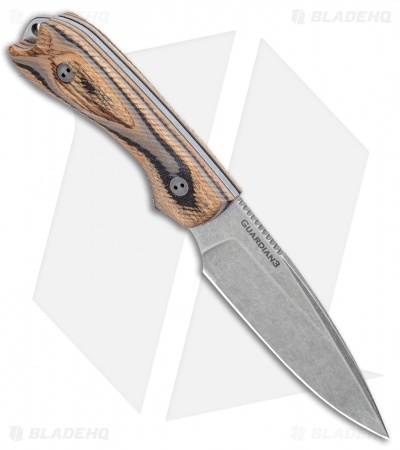 Bradford Knives Guardian3 Fixed Blade G-Wood (3.5" False Edge/AEB-L/Stonewash)