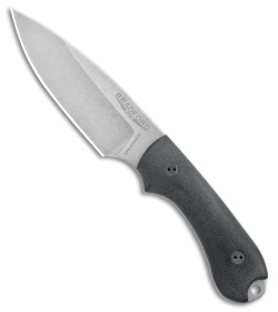 Bradford Knives Guardian3 Fixed Blade Knife Black Micarta (3.5" SW MagnaCut)