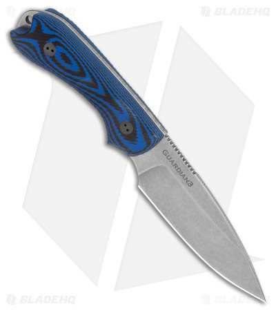 Bradford Knives Guardian3 Fixed Blade Knife Blue Black G-10 (3.5" SW MagnaCut)