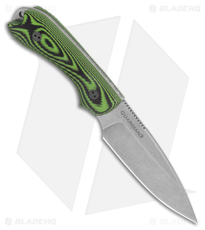 Bradford Knives Guardian3 Knife Toxic Green Black G-10 (3.5" SW MagnaCut)