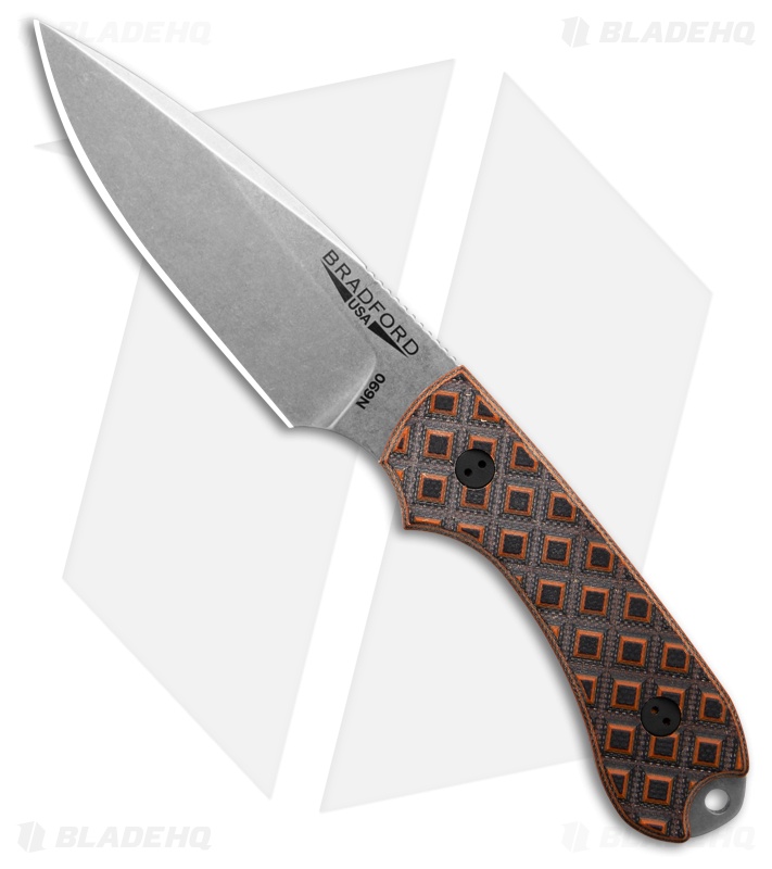 no.273 グリーンレガライトとダルメシアン Bradford Knives Guardian3 Knife Tiger Stripe G-10 - Blade HQ